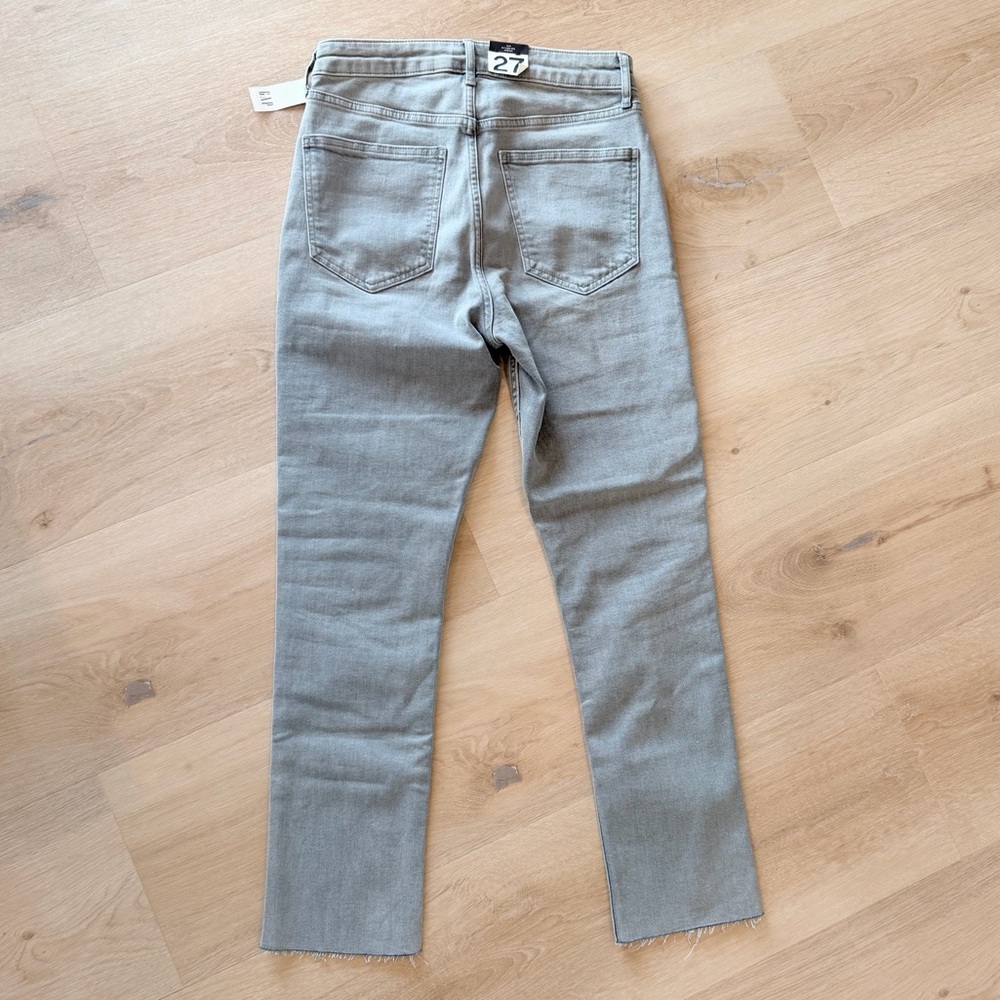 NEW Gap Vintage Slim Sky High 27 Jeans Gray - Picture 6 of 10